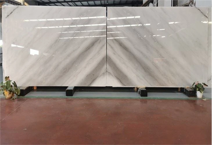Polished GX white slab