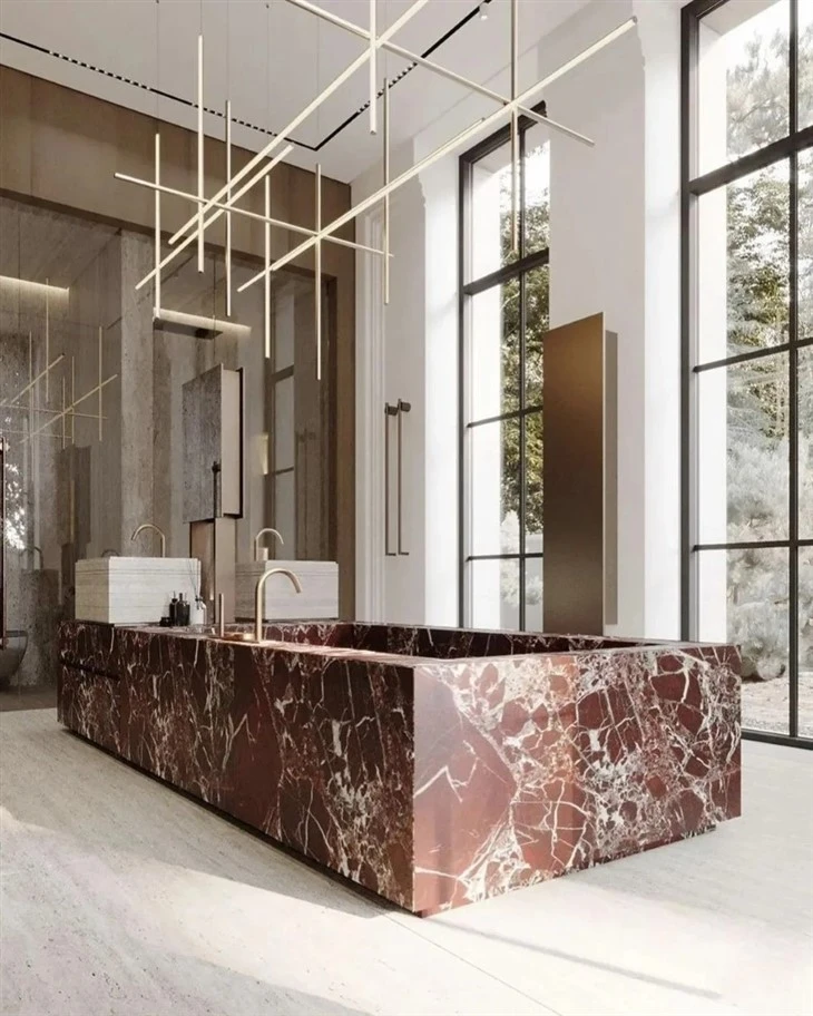 Viola Red Marble Slab